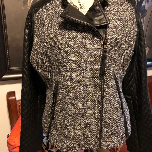 EUC Women’s Marc Lauge Wintertime Collection Moto Jacket - Picture 2 of 14